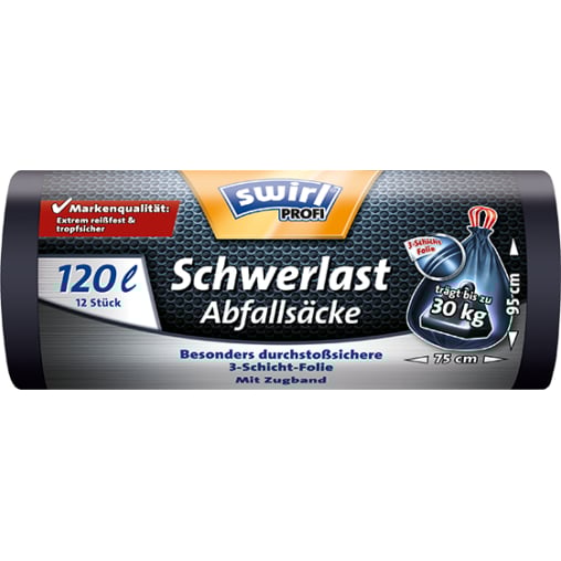 Swirl PROFI Schwerlast-Abfallsäcke
