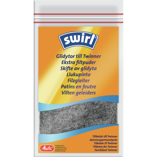 Swirl Filzgleiter für Parkett Schondüse