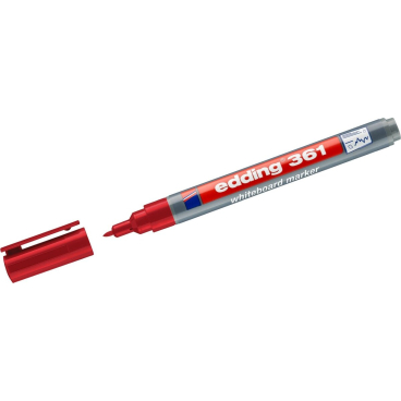 Whiteboardmarker edding 361 nachfüllbar 1mm rot Whiteboardmarker edding 361 nachfüllbar 1mm rot - Bild-Darstellung des Produktes 1