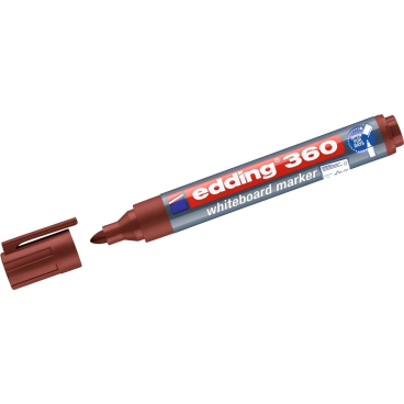 Whiteboardmarker edding 360 nachfüllbar 1,5-3mm braun Whiteboardmarker edding 360 nachfüllbar 1,5-3mm braun - Bild-Darstellung des Produktes 1