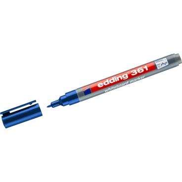 Whiteboardmarker edding 361 nachfüllbar 1mm blau Whiteboardmarker edding 361 nachfüllbar 1mm blau - Bild-Darstellung des Produktes 1