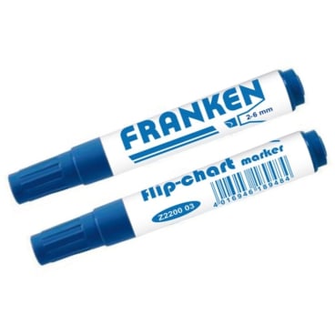 Flipchartmarker nachfüllbar 2-6mm blau 1 Stück Flipchartmarker nachfüllbar 2-6mm blau 1 Stück - Bild-Darstellung des Produktes 1