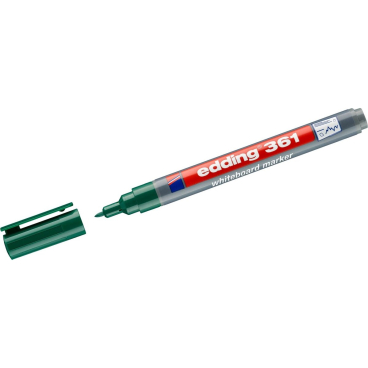 Whiteboardmarker edding 361 nachfüllbar 1mm grün Whiteboardmarker edding 361 nachfüllbar 1mm grün - Bild-Darstellung des Produktes 1