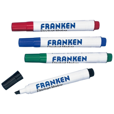 Flipchartmarker nachfüllbar 2-6mm je 1x rot grün blau und schwarz Flipchartmarker nachfüllbar 2-6mm je 1x rot grün blau und schwarz - Bild-Darstellung des Produktes 1