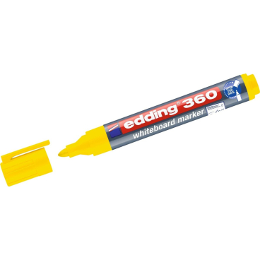 Whiteboardmarker edding 360 nachfüllbar 1,5-3mm gelb Whiteboardmarker edding 360 nachfüllbar 1,5-3mm gelb - Bild-Darstellung des Produktes 1