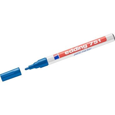 Glanzlack-Marker edding 751 1-2mm blau Glanzlack-Marker edding 751 1-2mm blau - Bild-Darstellung des Produktes 1