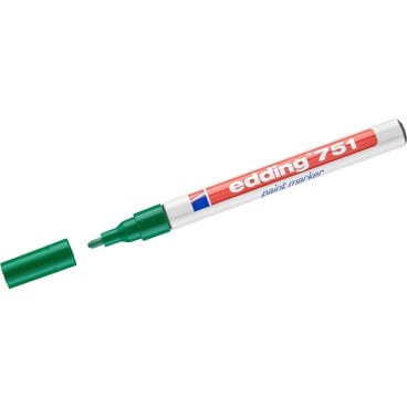 Glanzlack-Marker edding 751 1-2mm grün Glanzlack-Marker edding 751 1-2mm grün - Bild-Darstellung des Produktes 1
