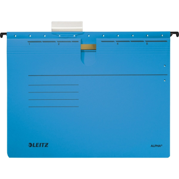 Hängehefter ALPHA A4 kfm. Heftung blau Hängehefter ALPHA A4 kfm. Heftung blau - Bild-Darstellung des Produktes 1
