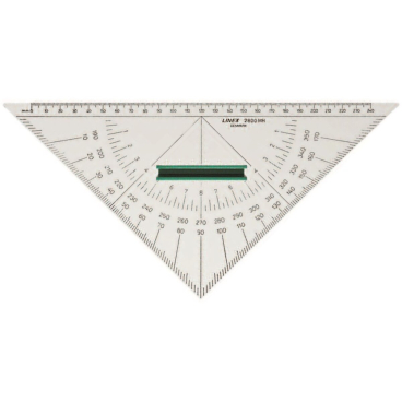 Nautischer Winkelmesser 2800MH 28cm mit Griff transparent Nautischer Winkelmesser 2800MH 28cm mit Griff transparent - Bild-Darstellung des Produktes 1