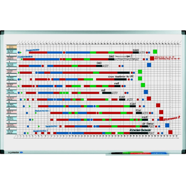 Jahresplaner Premium 90x60 magnetisch weiß Jahresplaner Premium 90x60 magnetisch weiß - Bild-Darstellung des Produktes 1