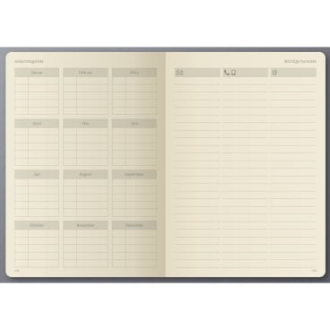 Wochenplaner Conceptum undatiert (DE) Hardcover 1 Woche/2 Seiten black Wochenplaner Conceptum undatiert (DE) Hardcover 1 Woche/2 Seiten black - Bild-Darstellung des Produktes 1