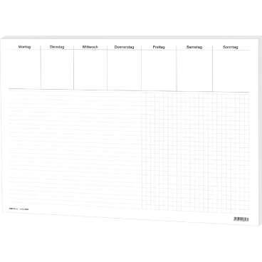 Schreibunterlage Office Liniert & Kariert 600x420mm 30 Blatt Schreibunterlage Office Liniert & Kariert 600x420mm 30 Blatt - Bild-Darstellung des Produktes 1