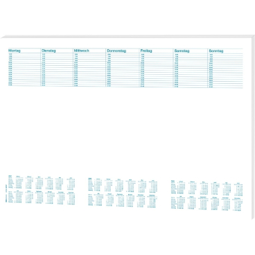 Schreibunterlage Office Blanko mit Kalendarium 600x420mm 30 Blatt Schreibunterlage Office Blanko mit Kalendarium 600x420mm 30 Blatt - Bild-Darstellung des Produktes 1