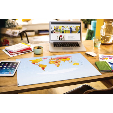 Schreibunterlage Weltkarte 595x410mm 30 Blatt Schreibunterlage Weltkarte 595x410mm 30 Blatt - Bild-Darstellung des Produktes 1