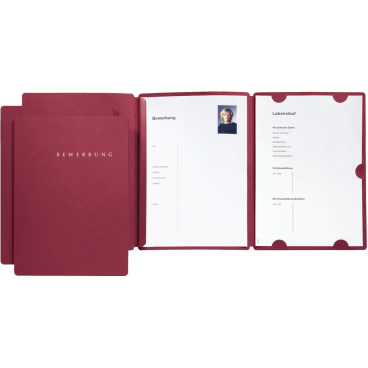 Bewerbungsset Select 3-teilig 3 Mappen rot Bewerbungsset Select 3-teilig 3 Mappen rot - Bild-Darstellung des Produktes 1