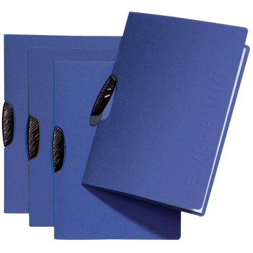 Bewerbungsmappe Swing A4 mit Prägung blau Bewerbungsmappe Swing A4 mit Prägung blau - Bild-Darstellung des Produktes 1