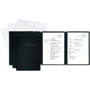 Bewerbungsset Spezial 3-teilig je3 Stück schwarz Bewerbungsset Spezial 3-teilig je3 Stück schwarz - Bild-Darstellung des Produktes 1