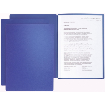 Präsentationsmappe Star 2-teilig blau Präsentationsmappe Star 2-teilig blau - Bild-Darstellung des Produktes 1