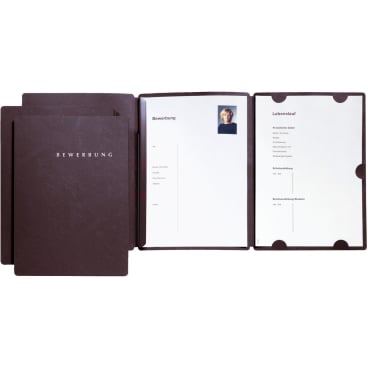 Bewerbungsmappe Select A4 3 Klappen mit Aufdruck schwarz Bewerbungsmappe Select A4 3 Klappen mit Aufdruck schwarz - Bild-Darstellung des Produktes 1