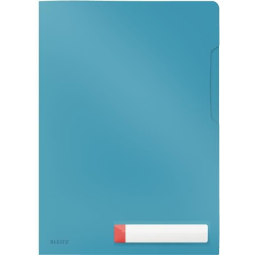 Sichthülle Cosy A4 PP mit Beschriftungsfenster genarbt VE=3 Stück blau Sichthülle Cosy A4 PP mit Beschriftungsfenster genarbt VE=3 Stück blau - Bild-Darstellung des Produktes 1