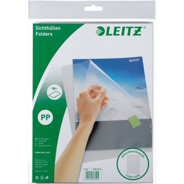 Sichthüllen A4 PP 130my geprägt VE=10 Stück Sichthüllen A4 PP 130my geprägt VE=10 Stück - Bild-Darstellung des Produktes 1