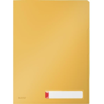 Sichthülle Cosy mit 3 Fächern A4 PP genarbt VE=3 Stück gelb Sichthülle Cosy mit 3 Fächern A4 PP genarbt VE=3 Stück gelb - Bild-Darstellung des Produktes 1