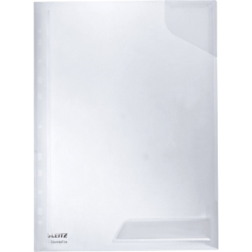 Sicht- und Prospekthüllen CombiFile A4 farblos VE=5 Stück Sicht- und Prospekthüllen CombiFile A4 farblos VE=5 Stück - Bild-Darstellung des Produktes 1