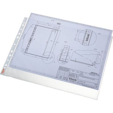 Prospekthüllen A3 quer 90my PP genarbt VE=50 Stück Prospekthüllen A3 quer 90my PP genarbt VE=50 Stück - Bild-Darstellung des Produktes 1