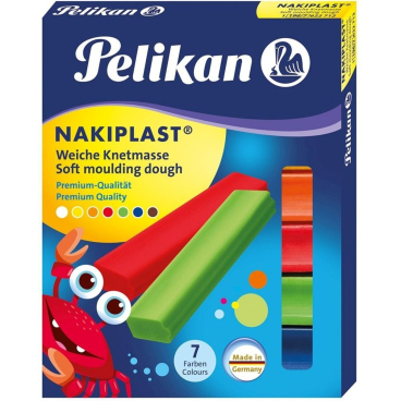 Wachsknete Nakiplast 125g VE=7 Farben Wachsknete Nakiplast 125g VE=7 Farben - Bild-Darstellung des Produktes 1