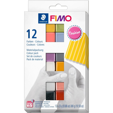 Modelliermasse Fimo soft -Fashion Colours- sortiert 12x 25g Modelliermasse Fimo soft -Fashion Colours- sortiert 12x 25g - Bild-Darstellung des Produktes 1