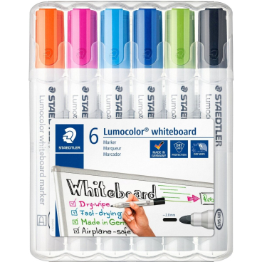 Whiteboardmarker Lumocolor ca. 2mm VE=6 Stück Whiteboardmarker Lumocolor ca. 2mm VE=6 Stück - Bild-Darstellung des Produktes 1