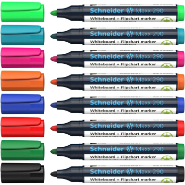 Whiteboard- und Flipchartmarker 290 VE=8 Stück sortiert Whiteboard- und Flipchartmarker 290 VE=8 Stück sortiert - Bild-Darstellung des Produktes 1