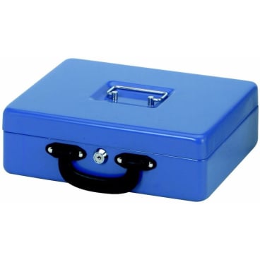 Geldkassette 30x24,5x9,3cm mit Zähleinsatz blau Geldkassette 30x24,5x9,3cm mit Zähleinsatz blau - Bild-Darstellung des Produktes 1