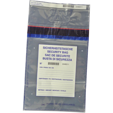 Münzgeldtasche 255x340 + 30mm Bon + 80mm Griffzone VE=100 Stück Münzgeldtasche 255x340 + 30mm Bon + 80mm Griffzone VE=100 Stück - Bild-Darstellung des Produktes 1