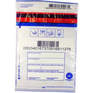 Standard-Safebag 50mµ 195x265 + 30mm Bon VE=100 Stück Standard-Safebag 50mµ 195x265 + 30mm Bon VE=100 Stück - Bild-Darstellung des Produktes 1
