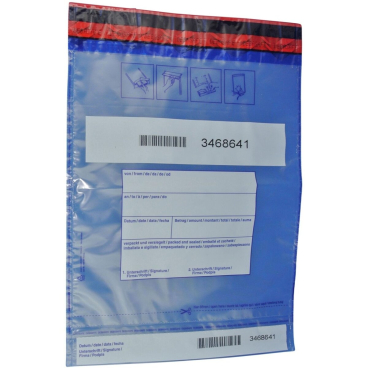 Standard-Safebag 230x325 + 30mm Bon VE=100 Stück Standard-Safebag 230x325 + 30mm Bon VE=100 Stück - Bild-Darstellung des Produktes 1