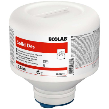 ECOLAB Solid DES Maschinenspülmittel 4,5 kg - PE-Foldaway (1 Karton = 4 Stück) - Bild-Darstellung des Produktes 1