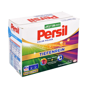 Persil Color Pulver Tiefenrein Colorwaschmittel 1,26 kg - Packung, 20 WL - Bild-Darstellung des Produktes 1