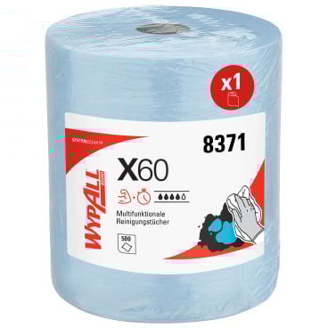 WYPALL* X60 Wischtücher 1 Paket = 1 Rolle á 502 Abrisse - Bild-Darstellung des Produktes 1