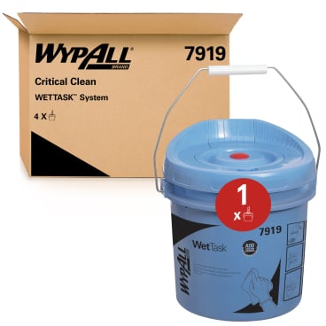 KIMTECH Wettask blau Spendereimer 1 Karton = 4 Spendereimer - Bild-Darstellung des Produktes 1