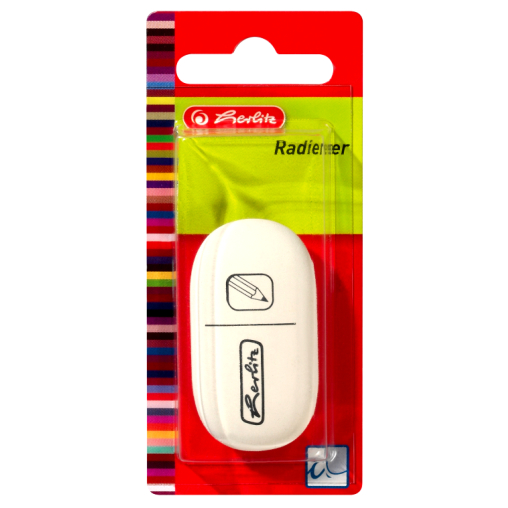 Herlitz Radierer Speckgummi, oval