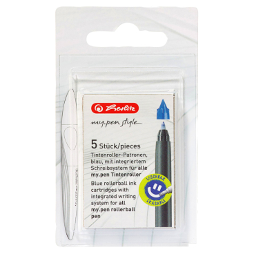 Herlitz my.pen Tintenroller-Patronen 1 Packung = 5 Stück - Bild-Darstellung des Produktes 1