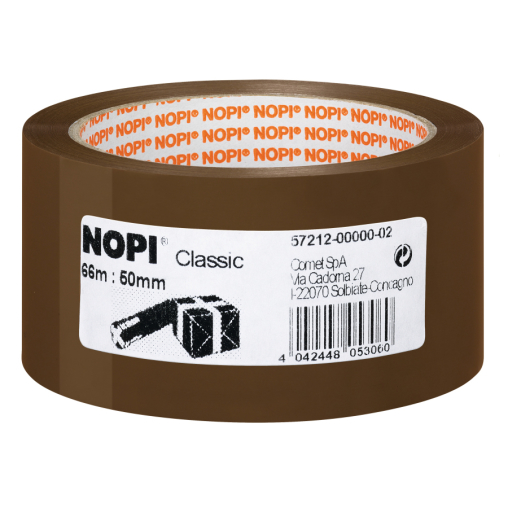 tesa® NOPI® Classic Packband, braun, 66 Meter