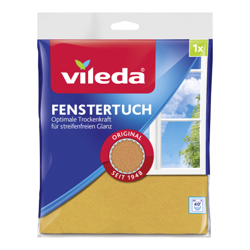 Vileda Fenstertuch mit 30% Microfaser