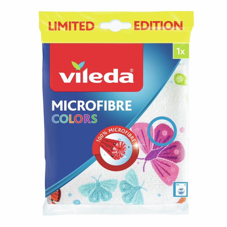 Vileda Microfaser Allzwecktuch Putztuch Staubtuch 4 Stück Microfibre