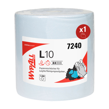 WYPALL* L10 Extra+ Wischtücher 1 Paket = 1 Rolle à 1000 Abrisse - Bild-Darstellung des Produktes 1