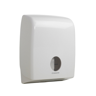 AQUARIUS* Dual TT Toilettenpapierspender, Einzelblattspender Farbe: weiß - Bild-Darstellung des Produktes 1