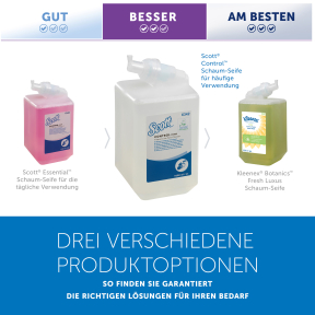 Scott® Handseife Control 6342, unparfümiert, 2.500 Portionen/Liter, 6 Flaschen á 1 Liter, farblos günstig kaufen | Schäfer Shop Scott® Handseife Control 6342, unparfümiert, 2.500 Portionen/Liter, 6 Flaschen á 1 Liter, farblos günstig kaufen | Schäfer Shop