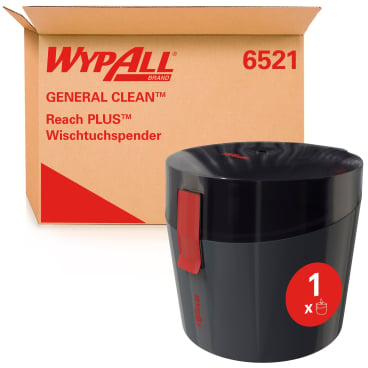 WypAll® Reach PLUS™ Handtuchspender, Einzelblattentnahme Farbe: schwarz - Bild-Darstellung des Produktes 1