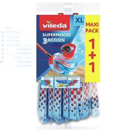 Vileda SuperMocio 3xAction Velour Wischmopp